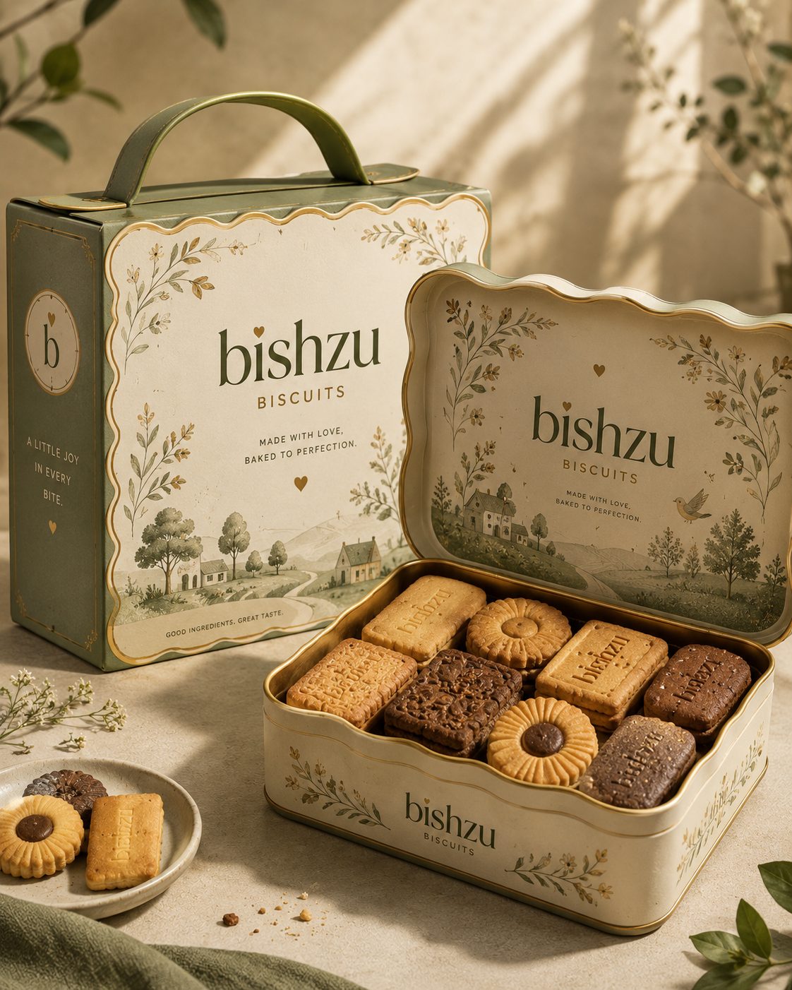 Bishzu Biscuits — Signature Tin